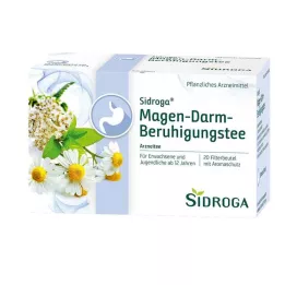 SIDROGA Gastrointestinal Sakinleştirici Çay Filtre Poşetleri, 20X2,0 g