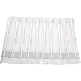 WATTESTÄBCHEN Plastik büyük baş 15 cm steril, 10X1 adet