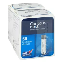 CONTOUR Sonraki Sensör Test Şeritleri, 100 adet