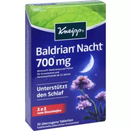 KNEIPP Valerian Night kaplamalı tabletler, 30 adet