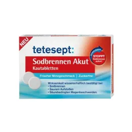 TETESEPT Mide Ekşimesi Akut Çiğnenebilir Tabletler, 20 adet