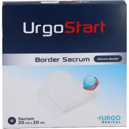 URGOSTART Border Sacrum 20x20 cm köpük yara örtüsü, 5 adet