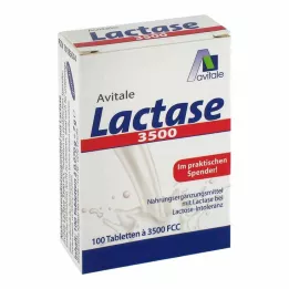 LACTASE Tıklamalı dağıtıcıda 3.500 FCC tablet, 100 adet