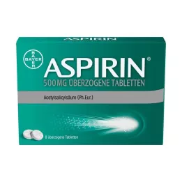 ASPIRIN 500 mg kaplı tablet, 8 adet