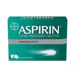 ASPIRIN 500 mg kaplı tablet, 20 adet