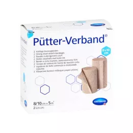 PÜTTER Bandaj 8/10 cmx5 m, 2 adet