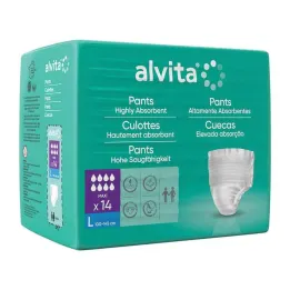 Alvita İnkontinans Pantolonu büyük, 14 adet
