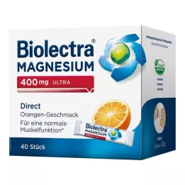 BIOLECTRA Magnezyum 400 mg ultra Direct Orange, 40 adet