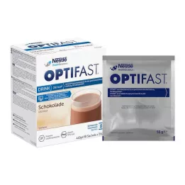 OPTIFAST ev İçecek Çikolata Tozu, 8X55 gr
