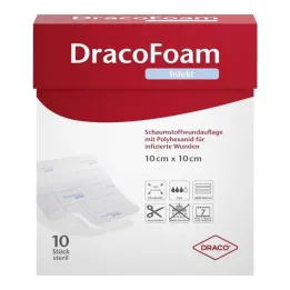 Dracofoam Enfeksiyon Önleyici Köpük Yara Tedavisi, 20x20cm, 10 adet