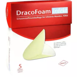 DRACOFOAM Enfeksiyon Köpük Yara Pansumanı Topuk, 5 adet