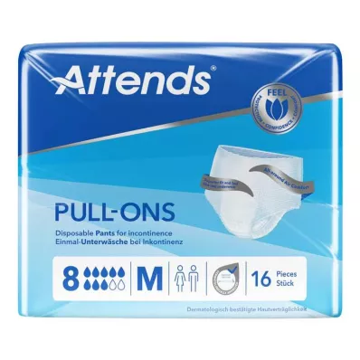 ATTENDS Pull-Onlar 8 ilmek, 16 adet ATTENDS Pull-Onlar 8 ilmek, 16 adet