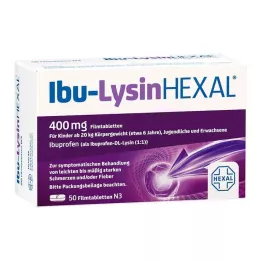 IBU-LYSINHEXAL Film kaplı tabletler, 50 adet