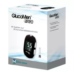 GLUCOMEN areo kan şekeri ölçüm cihazı seti mmol/l, 1 adet