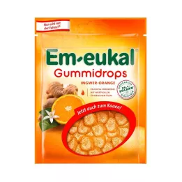 EM-EUKAL Gummy Drops Zencefil-Portakal şekerli, 90 gr