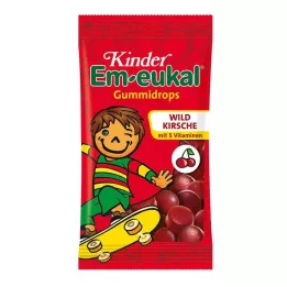 EM-EUKAL Kinder Gummidrops Yabani Kiraz şeker tutucu, 75 gr