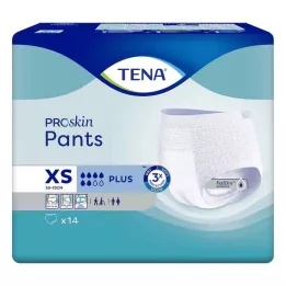 TENA PANTS artı XS 50-70 cm ConfioFit tek kullanımlık pantolon, 14 parça