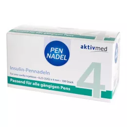 PEN-NADELN Evrensel 4 kanül 0,23x4 mm 32 G, 100 adet