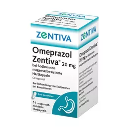 OMEPRAZOL Zentiva 20 mg mide ekşimesi için, 14 adet