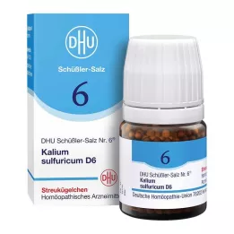 BIOCHEMIE DHU 6 Kalium sülfürikum D 6 Globuli, 10 g