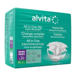 Alvita Hepsi Bir Arada idrar kaçırma pantolonu maxi xl gece, 20 adet
