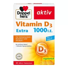 DOPPELHERZ D3 Vitamini 1000 I.E. EXTRA Tablet, 45 adet