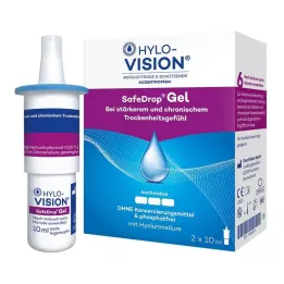 HYLO-VISION SafeDrop Jel göz damlası, 2X10 ml