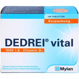 DEDREI hayati tablet tedavi paketi, 180 adet