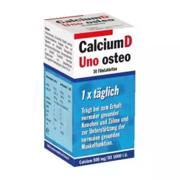 CALCIUM D Uno osteo film kaplı tabletler, 30 adet