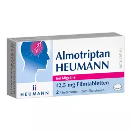 ALMOTRIPTAN Heumann for Migraine 12,5 mg film kaplı tablet, 2 adet