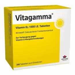 VITAGAMMA D3 Vitamini 1.000 IU tablet, 200 adet