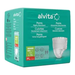 Alvita İnkontinans Pantolonu süper orta, 14 adet