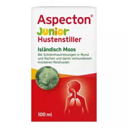 ASPECTON Junior Öksürük Bastırıcı İzlanda Yosunu Suyu, 100 ml