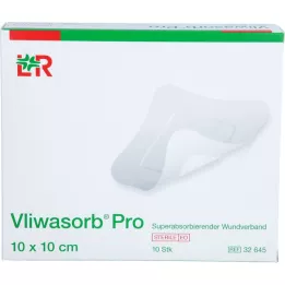 VLIWASORB Pro süper emici komp. steril 10x10 cm, 10 adet