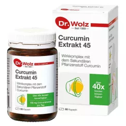 CURCUMIN EXTRAKT 45 Dr.Wolz kapsül, 90 adet