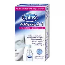 OPTREX Kuru ve tahriş olmuş gözler için ActiSpray 2si 1 arada, 10 ml