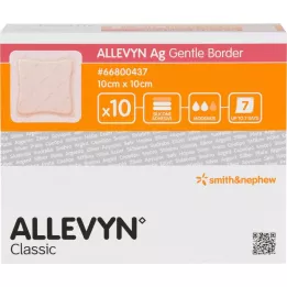 ALLEVYN Ag Nazik Bordür 10x10 cm yara örtüsü, 10 adet