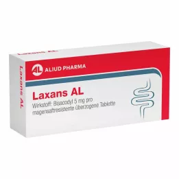 LAXANS AL mideye dayanıklı kaplamalı tabletler, 10 adet