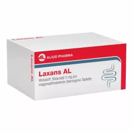 LAXANS AL mideye dayanıklı kaplamalı tabletler, 100 adet
