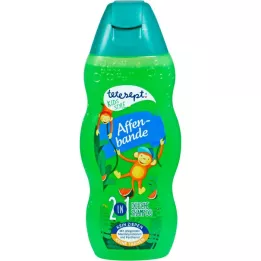TETESEPT Kids Style 2si 1 Arada Duş Şampuanı Maymun Çetesi, 200 ml
