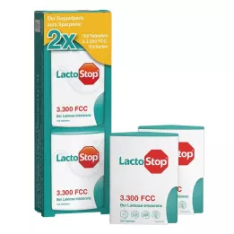 LACTOSTOP 3.300 FCC Tablet Tıklama Dağıtıcı Dop.Pa., 2X100 adet