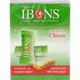 IBONS Klasik zencefilli çiğneme şekerlemeleri orijinal kutuda, 60 g
