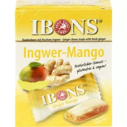 IBONS Mango zencefilli çiğneme şekerlemeleri orijinal kutuda, 60 g