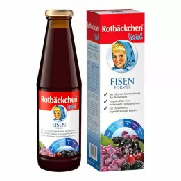 RABENHORST Rotbäckchen Vital Demir Formülü Suyu, 450 ml