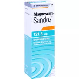 MAGNESIUM SANDOZ 121,5 mg efervesan tablet, 20 adet