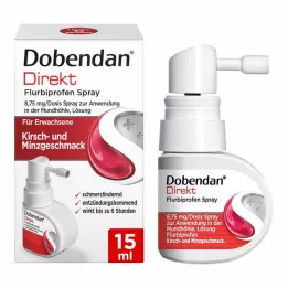 DOBENDAN Direkt Flurbiprofen Sprey 8,75 mg/doz oral, 15 ml