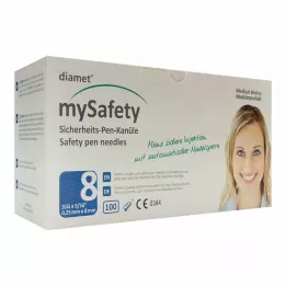 DIAMET mySafety Güvenlik Kalemi Kan.31 G 0,25x8 mm, 100 adet
