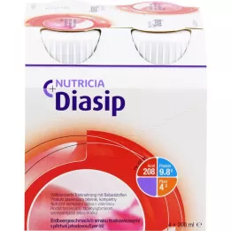 DIASIP Çilek aroması, 4X200 ml