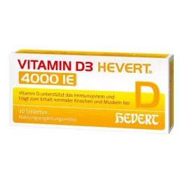 VITAMIN D3 HEVERT 4.000 IU tablet, 30 adet