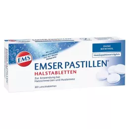 EMSER Menthol içermeyen pastiller, 30 adet
